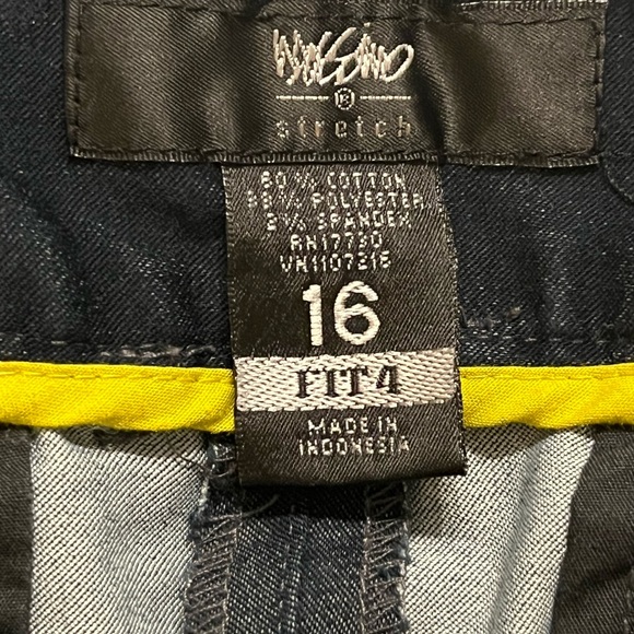 Mossimo Brand Dark Denim-Color Capri Pants. Size 16. - Picture 2 of 3